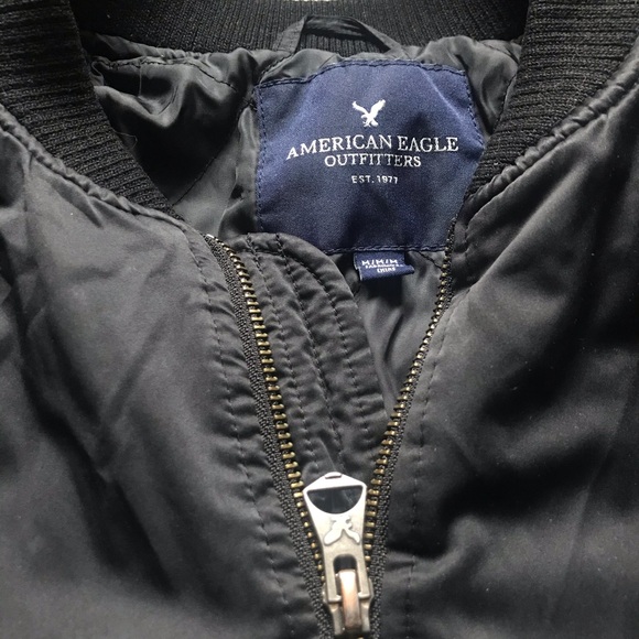 AE black bomber jacket - Picture 4 of 4